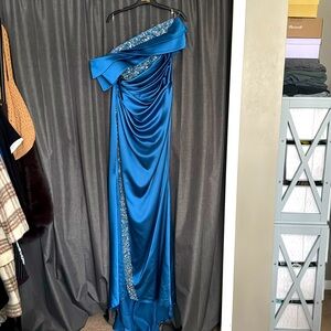 Formal gown with embellishments